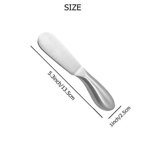 4 Pcs Spreader Knife Set, Stainless Steel Multipurpos Cheese And Butter Spreader Knives 2 4 Pcs Spreader Knife Set, Stainless Steel Multipurpos Cheese And Butter Spreader Knives - Image 2