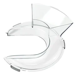 Puxyblue KN1PS Pouring Shield Latest Upgraded 4.5 And 5 Quart Stainless Steel Bowls Tilt Head Stand Mixer Bowls 1year Warranty