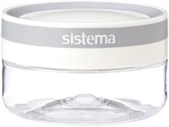 Sistema Tritan Ultra Collection Square Storage Container, 1.9 Cup/15.5 Ounce, Clear With White/Gray 17 Sistema Tritan Ultra Collection Square Storage Container, 1.9 Cup/15.5 Ounce, Clear With White/Gray -Kitchen Island Sale 31lalgax8AS. AC