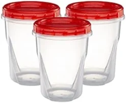 (4 Ounce 10 Pack) Twist Cap Containers Clear Bottom With Red Top Screw On Lids Twist Top Food Storage Freezer Reusable Containers 22 (4 Ounce 10 Pack) Twist Cap Containers Clear Bottom With Red Top Screw On Lids Twist Top Food Storage Freezer Reusable Containers -Kitchen Island Sale 31mBA9Q8GML. AC