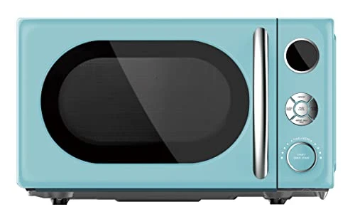 0.7 Cu. Ft. Retro Countertop Microwave Oven, 700 Watts, Blue 1 0.7 Cu. Ft. Retro Countertop Microwave Oven, 700 Watts, Blue