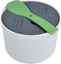 Microwave Rice Cooker 2L Food Grade PP Material Rice Spoon Lid Strainer Steaming Pot Rice Cooker Set (Orange) -Kitchen Island Sale 31mgmVnXbmL. AC