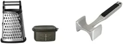 KitchenAid Gourmet 4-Sided Stainless Steel Box Grater With Detachable Storage Container, 10 Inches Tall, Black & Classic Multifunction Can Opener / Bottle Opener, 8.34-Inch, Black -Kitchen Island Sale 31oWYMpOgkL. AC