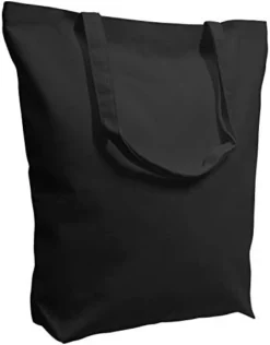 TOPDesign 2 | 6 | 12 Pack Super Strong Large 17.5"x16.5"x5" 10oz Cotton Canvas Tote Bag, Reusable Grocery Shopping Bags, Blank Black Bags For Crafts, DIY Your Creative Designs (Pack Of 2) -Kitchen Island Sale 31p9cZVWzVL. AC