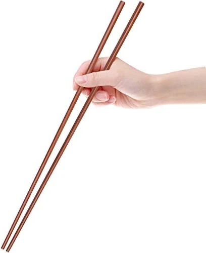 16.5 Inches Wooden Cooking Chopsticks Reusable For Noodles Frying Hotpot Extra Long Kitchen Chop Sticks Brown 2 Pairs 9 16.5 Inches Wooden Cooking Chopsticks Reusable For Noodles Frying Hotpot Extra Long Kitchen Chop Sticks Brown 2 Pairs - Image 9