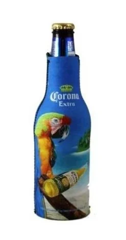 Corona Extra Macaw Parrot Beer Bottle Suit Holder Cooler Kaddy Huggie