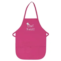 THE APRONPLACE Personalized Chef Any Name Child Apron Regular Add Your Own Name For Kids, Kitchen, Baking