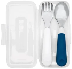 OXO Tot On-The-Go Fork And Spoon Set - Navy -Kitchen Island Sale 31rLlUtNdgL 1