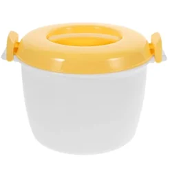 Microwave Rice And Pasta Cooker Rice Steamer Microwave Food Container For Vegetables Soups Dishwasher Safe 1- 2L Blue