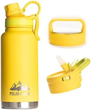 Tainless Steel Sports Water Bottle – 3 Lids, Premium Straw Lid, Spout Lid, & Chug Handle Lid (12oz 24oz 23oz 40oz) – Keeps Liquids Cold Or Hot, Thermos Mug, Leak Proof & Sweat Proof 15 Tainless Steel Sports Water Bottle – 3 Lids, Premium Straw Lid, Spout Lid, & Chug Handle Lid (12oz 24oz 23oz 40oz) – Keeps Liquids Cold Or Hot, Thermos Mug, Leak Proof & Sweat Proof - Image 15
