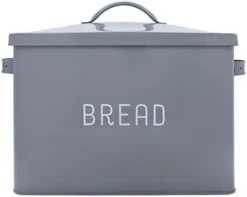 At & Jules Extra Large White 15 X 10 Metal Farmhouse Bread Box - Holds Two Full Loaves -Kitchen Island Sale 31sfPWaXmL. AC