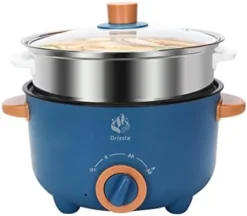 Electric Skillet Hot Pot Cooker - Multifunction Frying Pan 110V Non-Stick Grill 3L Stir-fried Stewed Cookware Steak Noodle Ramen Shabu Shabu Pot - Home Office Party Kitchen Dorm Cooking -Kitchen Island Sale 31tk0az5vYL. AC