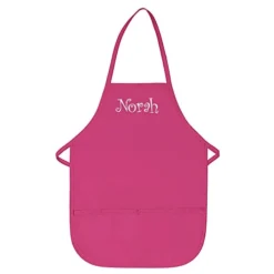THE APRONPLACE Personalized Apron Embroidered Add A Name Kids Apron
