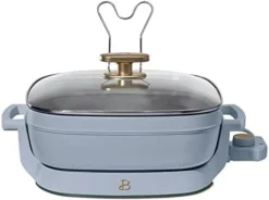 5-in-1 Electric Expandable Skillet, White Icing By Drew Barrymore, Up To 7 QT -Kitchen Island Sale 31tv9knp9L. AC