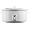Appliances SC-145W 6.5-Quart Slow Cooker, White