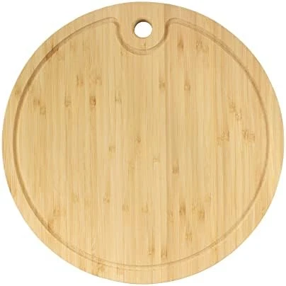 Bamboo Round Cutting And Serving Board, Charcuterie Board - 15" Diameter X 0.75" Thickness - 1 Piece 10 Bamboo Round Cutting And Serving Board, Charcuterie Board - 15" Diameter X 0.75" Thickness - 1 Piece - Image 10