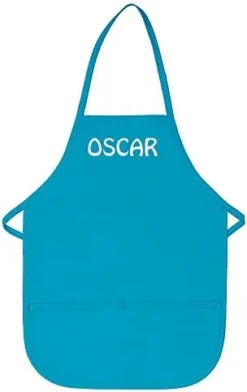 THE APRONPLACE Personalized Apron Embroidered Add A Name Kids Apron -Kitchen Island Sale 31uyCEecEkL. AC