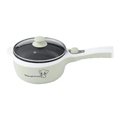Electric Skillet,5 In 1Mini Student Dorm Pan,Rapid Noodle Cooker,Non-stick Sauté Pan,Hot Pot With Lid,for Cooking,Roasting,Stir-frying,baking,Steaming.