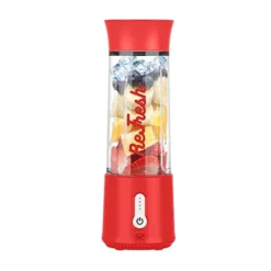 Refresh Portable Blender, 16 Oz, Red
