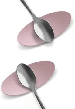 Carrotez Small Silicone Coffee Spoon Rest 2 Pcs (0.2" X 1.6" X 3.74"), Spoon Holder Flexible Almond-Shaped For Next To Coffee Maker - Kitchen Utensil Rest, Deep Grey -Kitchen Island Sale 31wIUDNTIXL. AC