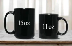 This Is Serious Vintage Ceramic Coffee Mug Tea Cup (Black, 15oz) -Kitchen Island Sale 31waHPcwpfL