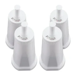 4 Pack RAMCO Water Filter Replacement For Breville BES880 Barista Touch, BES990 Oracle Touch BES980 Oracle & Bambino ClaroSwiss Sage Espresso Machine BES920 BES878 Compare To Part #BES008WHT0NUC1