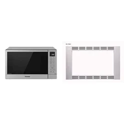 Panasonic Optional 27" Trim Kit For 1.2 Cuft Microwaves, Stainless Steel, NN-TK621SS