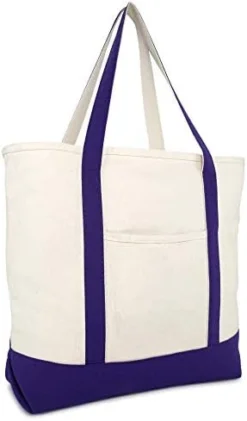 22" Heavy Duty Cotton Canvas Tote Bag (Zippered) -Kitchen Island Sale 31yAUb3NeyL. AC