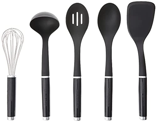 KitchenAid Tool And Gadget Set With Crock, 6-Piece, Black 2 KitchenAid Tool And Gadget Set With Crock, 6-Piece, Black - Image 2