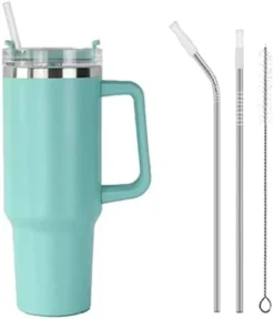 GENERIC Simply Modern 40 Oz Tumbler Insulated Water Bottle With Straw Flip Straw Tumbler Stainless Steel Vacuum Insulated Cup Cup With Handle For Women&Men Free Cleaning Tools Pink Purple -Kitchen Island Sale 31zEpnLjmDL. AC