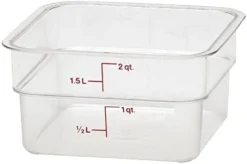 , 18 Quart Camwear Polycarbonate Square Food Storage Container, Clear -Kitchen Island Sale 31znomVesCL. AC