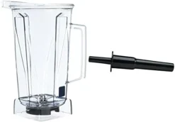 Clear Container With Blade And No Lid, 64 Ounce & 2-Part Lid And Plug, 64-Ounce (High Profile), Black - 15855 -Kitchen Island Sale 31zs3yfyUaL. AC