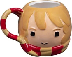 Harry Potter Figural Coffee Mug, 24 Oz - Cute Chibi Design With Gryffindor Scarf Handle - Ceramic -Kitchen Island Sale 410G6YZtkaL. AC