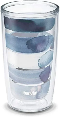 Tervis Kelly Ventura Crystal True Blue Collection Made In USA Double Walled Insulated Tumbler Travel Cup Keeps Drinks Cold & Hot, 16oz 4pk, Assorted -Kitchen Island Sale 410QCVkjc4L. AC