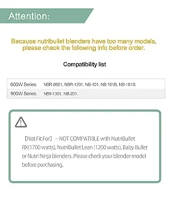 3-Piece 32/24OZ NutriBullet Blender Cups And Flip-Top To-Go-Lid Set NutriBullet Replacement Parts NutriBullet Accessories Compatible With NutriBullet High-Speed Blender System 600W/900W Series -Kitchen Island Sale 410ezHOmjSS 1