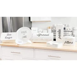 White Bread Box; Farmhouse Vintage Enamelware Countertop Bread Bin 8 White Bread Box; Farmhouse Vintage Enamelware Countertop Bread Bin -Kitchen Island Sale 410xwnCkb2L