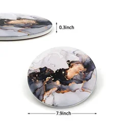 Onntec Ceramic Trivet For Hot Pots And Pans, Kitchen Decor Accessories For Table,Heat Resistant Mat With Marble Style,Round 7.7 Inch Set Of 2 9 Onntec Ceramic Trivet For Hot Pots And Pans, Kitchen Decor Accessories For Table,Heat Resistant Mat With Marble Style,Round 7.7 Inch Set Of 2 -Kitchen Island Sale 4118qHkae4L