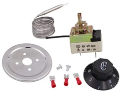 2m 50-300 Degree F New Heater Thermostat,Frying Pan Thermostat,Temperature Control,Electric Deep Fryer Parts