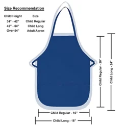 THE APRONPLACE Personalized Apron Embroidered Add A Name Kids Apron -Kitchen Island Sale 411ERLh0v7L