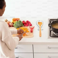 Spoon Rest, Ceramic Spoon Holder For Kitchen Counter, 9.1 (L) X 4.5(W), Large Spatula Holder For Stove Top, Farmhouse Utensil Rest For Ladle, Teaspoon, Whale Shape -Kitchen Island Sale 4125pBs8uDL