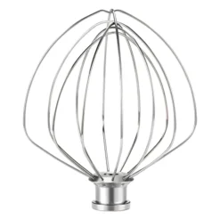 KN256WW Dishwasher Safe Whisk Attachment Stainless Steel 6 Wire Whip Fits KitchenAid 6 Quart Bowl Lift Stand Mixer For Egg Heavy Cream Beater, Cakes Mayonnaise