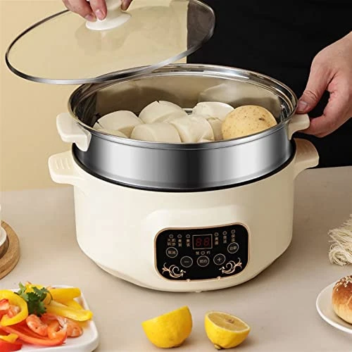 AYENCI Soup Pot, Multi Functional Electric Hot Pot Household Integrated Electric Hot Pot Non Stick Electric Frying Pan Dormitory Small Electric Pot Multi Layer Electric Steamer 2 AYENCI Soup Pot, Multi Functional Electric Hot Pot Household Integrated Electric Hot Pot Non Stick Electric Frying Pan Dormitory Small Electric Pot Multi Layer Electric Steamer - Image 2