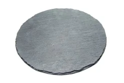 3808 Slate Cheese Board, Round Gray, 12 X 12 X 0.25 Inches