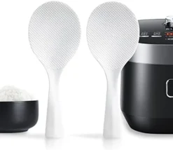 2 Pcs Plastic Rice Paddle,Non Stick Standing Rice Spoon Scooper Spatula,Heat Resistant Rice Cooker Spoon (White) -Kitchen Island Sale 412jTIiLOZL. AC