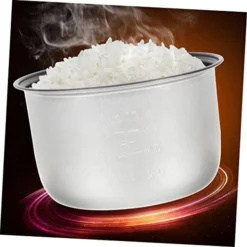 Rice Cooker Liner Stainless Steel Set Cerote Cookware Chocolate Set Cooking Pot Inner Stockpot Copper Pan Set Cooker Supply Anti-stick Ricer Cooker Pot Cooker Liner 3l Black Mousse -Kitchen Island Sale 412m3p2Kl9L