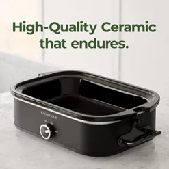 [New] Magnifique 4-Quart Casserole Manual Slow Cooker With Keep Warm Setting - Perfect Kitchen Small Appliance For Family Dinners - Large Enough To Serve 4+ People -Kitchen Island Sale 412v4pnya5L