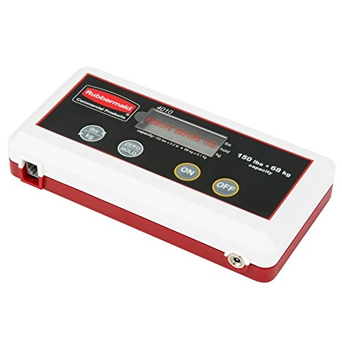 Rubbermaid Commercial Products Digital Receiving Scale, 150-Pound Capacity, Heavy-Duty Non-Skid Shipping And Postal Scale, Food Scale For Kitchen/Restaurant 5 Rubbermaid Commercial Products Digital Receiving Scale, 150-Pound Capacity, Heavy-Duty Non-Skid Shipping And Postal Scale, Food Scale For Kitchen/Restaurant - Image 5