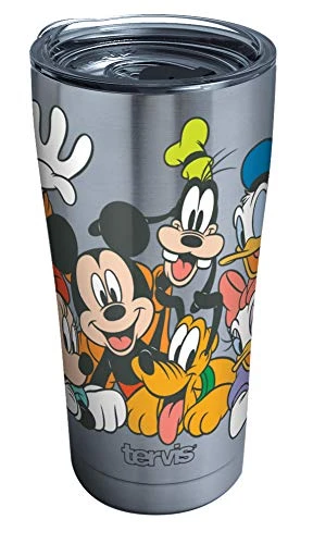 Tervis Disney Mickey Group Triple Walled Insulated Tumbler Travel Cup Keeps Drinks Cold & Hot, 20oz Legacy, Stainless Steel 1 Tervis Disney Mickey Group Triple Walled Insulated Tumbler Travel Cup Keeps Drinks Cold & Hot, 20oz Legacy, Stainless Steel