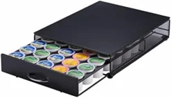 K Cup Holder Drawer, Coffee Pod Holder For K Cup Organizer, Keurig Coffee Pods Holder Capsule With 35 Pods, Black -Kitchen Island Sale 413c3h5dtOL. AC