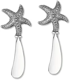 Up Ware 2-Piece Cheese And Butter Spreader Knives Zinc Alloy Cheese Spreader Set (American Flamingo) -Kitchen Island Sale 413ejlg9MtL. AC